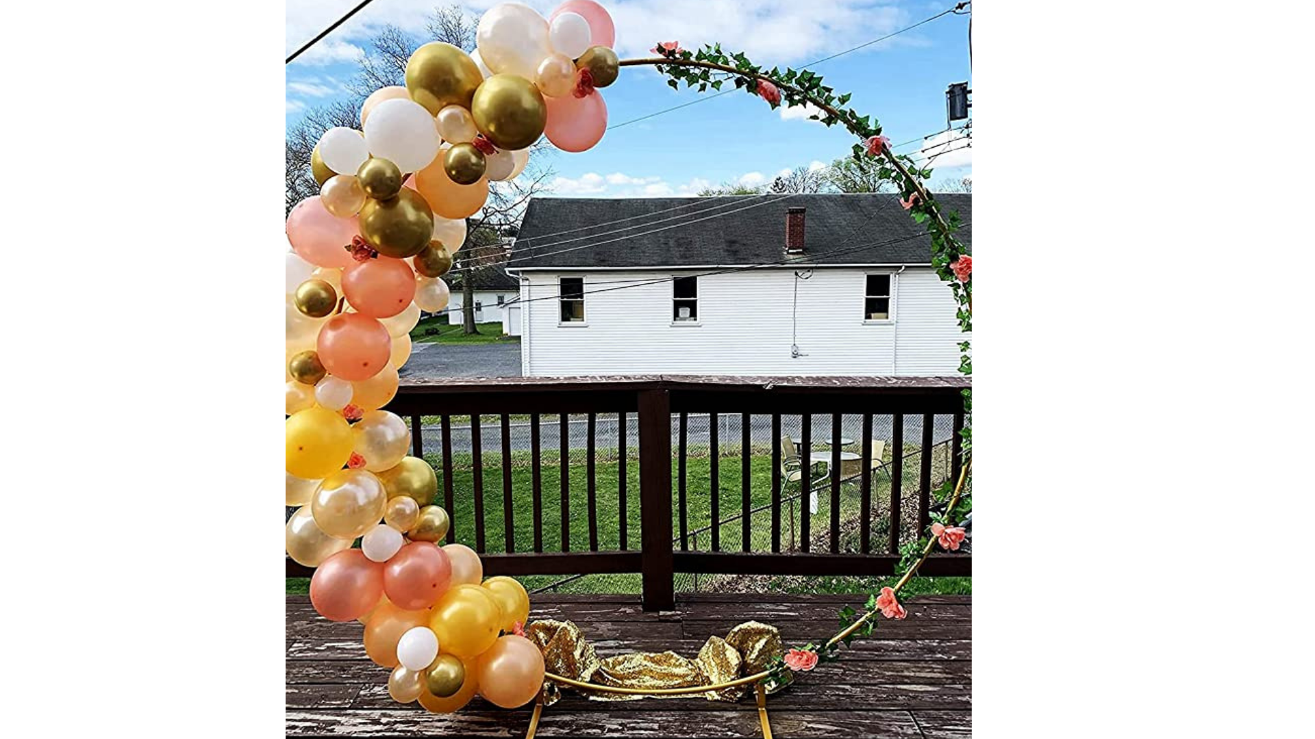 arco decorativo boda globos