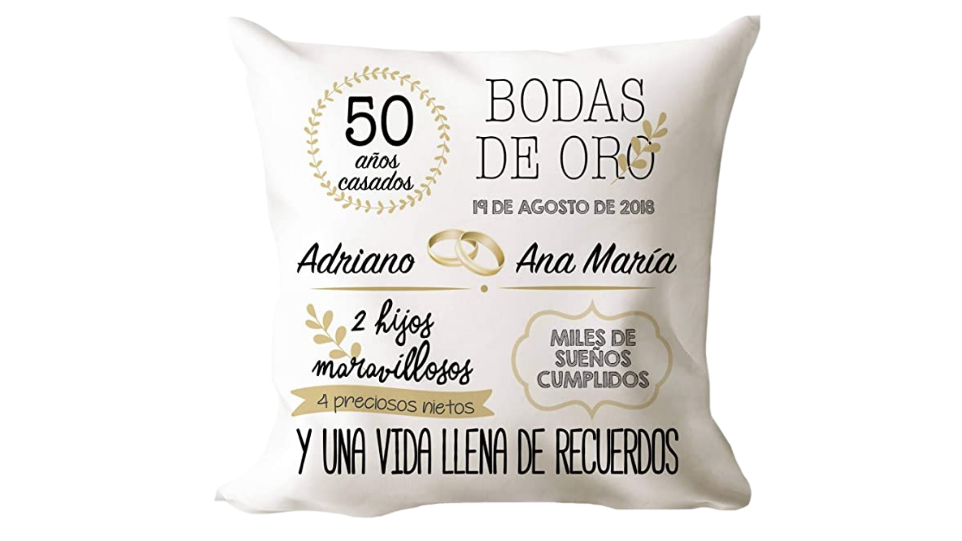 Regalos personalizados de aniversario para boda