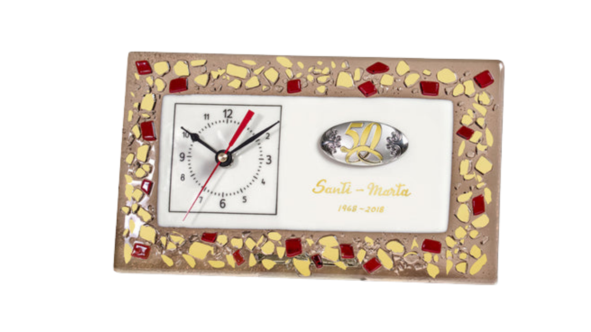 reloj de cristal personalizado